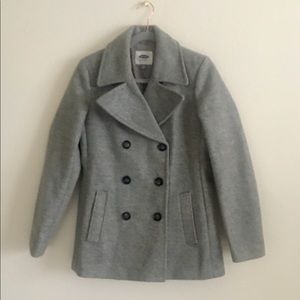 Old Navy wool blend double breasted coat. Medium